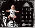 Gothic Baby Monthly Milestone Blanket, Goth Girl Boy Baby Shower Growth Chart