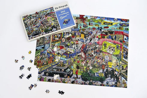 Daily Telegraph British Newspaper Take On World Events 2021 - 1000 Piece Jigsaw Puzzle