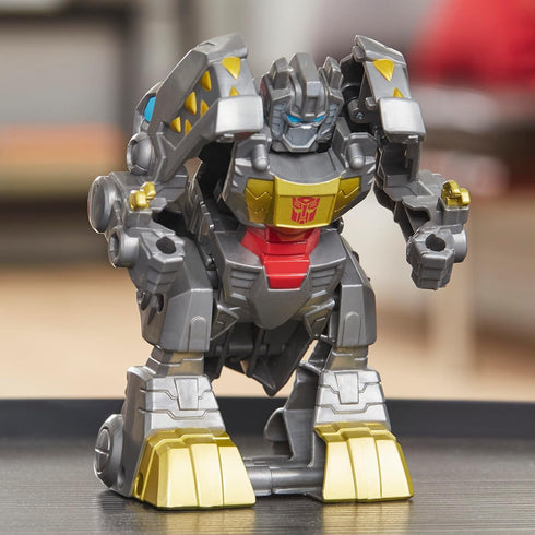 Transformers Classic Heroes Team Grimlock Converting Toy, 4.5-Inch Action Figure for Kids Ages 3 and Up