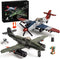 Mr.River WW2 Military Airplane Toy Building Sets Compatible with Lego, Me 262 Fighter