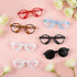 Fukaisu 7pcs Set, (7 Doll Eye Glasses Cute Plastic Doll Dress up Sunglasses Eyeglasses Mini Toy Costume Stuff