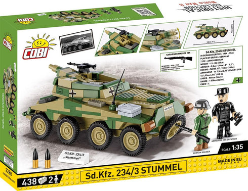 COBI Historical Collection WWII Sd.Kfz 234/3 STUMMEL Vehicle
