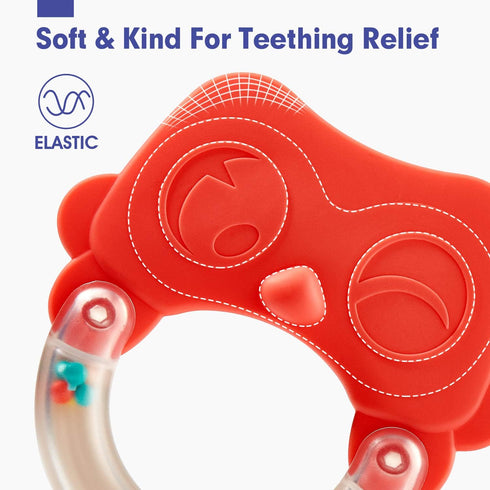 hahaland 0-6 3-6 6-12 6 5 4 3 Baby Toys Months - Baby Rattles Teething Toys Months, Newborn Infant Toys Months, Teether