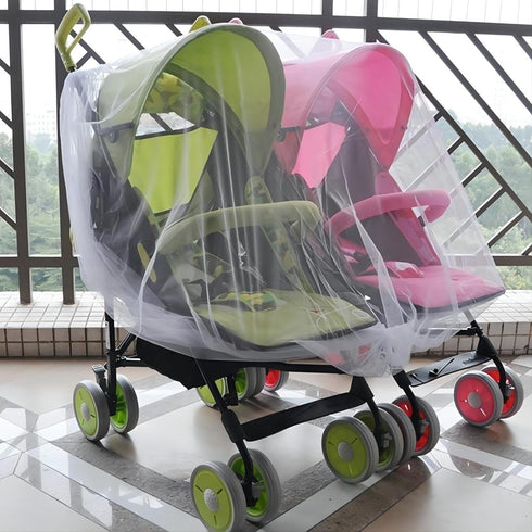LAKEFA Mosquito Net for Baby Double Strollers,Carriers, Cradles, Car Seats,Universal Size, Insect Bug Netting Buggy