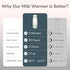 17 oz, 95F 131F, Portable Bottle Warmer for Travel, Temp Control to Rechargeable On The Go, Ideal for Travel, Outdoors