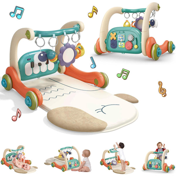3 in 1 Baby Play Mat Gym, Kick and Play Piano Gym