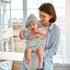 Accmor 2 Pack 100% Hooded Baby Towels, Muslin Cotton Bath Towel for Babies, Newborn, Infant and Toddler, Absorbent Soft
