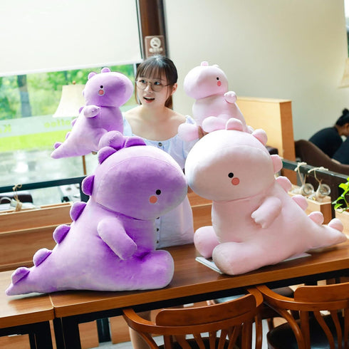20 inch VHYHCY Cute Dinosaur Plush Toys, Fat Dinosaur Stuffed Animals Toys Dolls, Soft Plush Stuffed Animal Dino