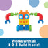 1-2-3 Learning Resources Build It! Robot Factory - Building Toys, Early Engineering and Science, STEM Activities, Fine