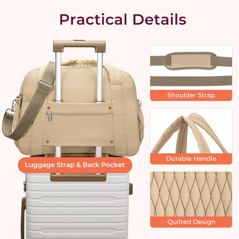 Large Capacity Crossbody Diaper Bag for Moms