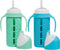 Tabor Place Set of 2 - Glass Sippy Cup for Toddlers -