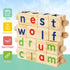 3 4 5 Montessori Learning and Educational Toys Gifts for Kids Years, Wooden Reading Blocks Toys, Preschool Kindergarten