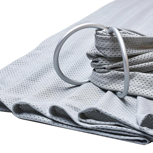 Accmor 2 3 4 Baby Ring Sling Rings Pairs, in Diameter Aluminum Sling Ring Pcs for Infant Wrap Carrier (Silver)