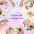 Yidayes 3pcs 2.4in (3pcs-B) Lumi Balls,Dream Balls,Glow in The Dark Sticky Ball that Stick to The Ceiling,Elevated