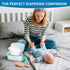 Eiszhjk Wipes Dispenser Compatible with Cottonelle Flushable, Refillable Wet Wipes Container, Wipe Holder Keeps Wet