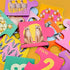 20Piece 25, Alphabet & Safari Animal Number Puzzle MontessoriInspired Math Game for Kids Early Number Recognition