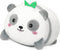 AIXINI 15.7” Cute Panda Plush Pillow, Bamboo Stuffed Animal, Soft Kawaii Toy Gifts for Kids