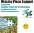 Antelope 1000 Piece Puzzle for Adults, Dog Park Jigsaw Puzzle, High Resolution, Matte Finish