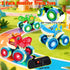 BOLZRA 1-3 3 Pack Monster Truck Toys, Toy Cars for Toddlers with Bull Shark Crocodile Glow Rover Wheels Press and Go