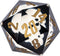 Cusdie Large D20 Dice 55mm with Sharp Edges, D&D 20 Sided Dice,
