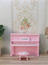 Dollhouse Grand Piano Model with Stool 1:12 Scale Miniature Musical Instrument Desk