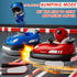 2-Player 2-5 Set 360 Battle rc Car Toddler Boys Labour Day Toy | Cartoon Remote Control Bumper Cars with Light & Sound