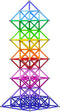 Veatree 160pcs Magnetic Building Blocks Toys, 2.3" Magnetic Sticks and Non-Magnetic Balls, 3D STEM Toys with Bag
