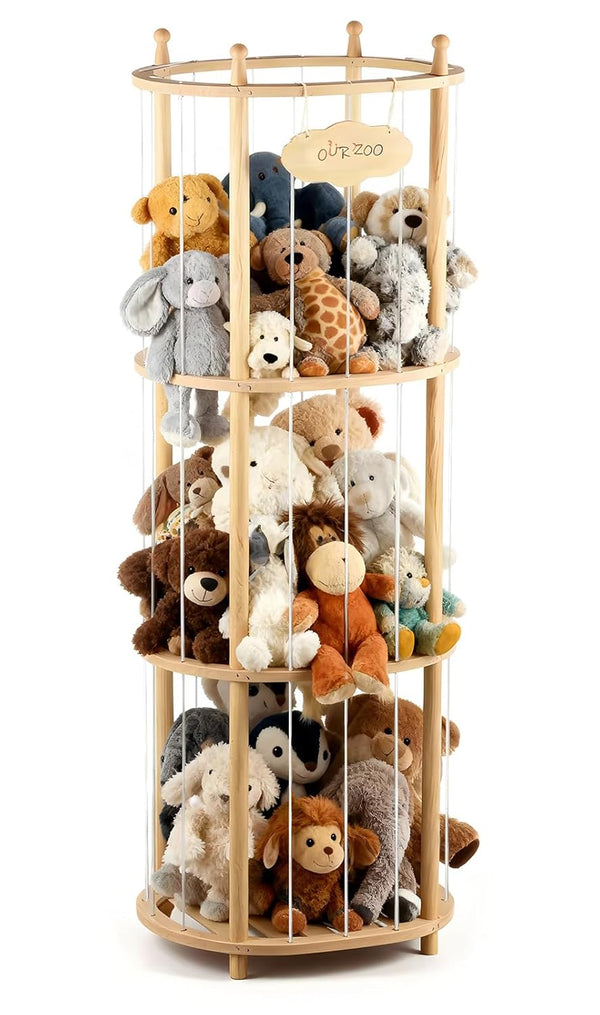 Stuffed Animal Zoo Storage Extra Large Wooden Stuffed Animal Holder Soft Toy