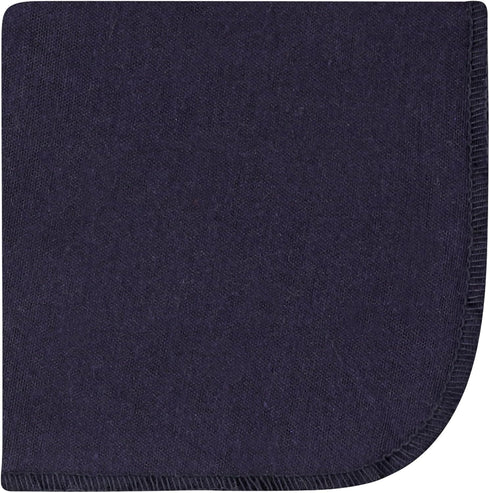 12 Pack, Hudson Baby Unisex Baby Flannel Cotton Washcloths, Sports Fan One Size