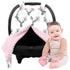 Dear Baby Gear Baby Car Seat Canopy - Infant Car Seat Cover with Snap Opening for Boys & Girls