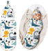 Swaddling Blanket for Baby, Soft Sleeping Bag Sack for Newborn Boys Girls, Unisex Dinosaur