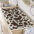 ZDCUSTOM Set 1 32"x16" Brown Cow Print Baby Changing Pad Cover of Changing Table Cover for Girls, Changing Pad Covers
