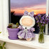 Ueuo 17cm Set Clothes for LABUBU Doll (NO Doll), Outfit for LABUBU, Dress and Hairpin for LABUBU Dress Up, Fashion