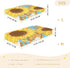 Bseiialft 52 28 Yellow Sunflowers Floral Crib Sheets for Boys Girls Soft and Breathable Cotton Baby Sheets for Standard