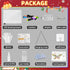 13 16" Led Drawing Board with Light Effects, Rechargeable Glow Doodle LED Note Board with Colors, Neon Light Up Drawing