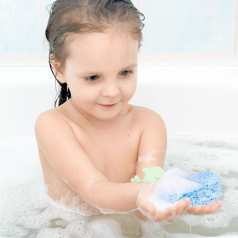 100% (Pack 1, Cellulosic Baby Bath Sponge - Natural, Skin Friendly and Soft Bath Sponge for Infants and Toddlers.