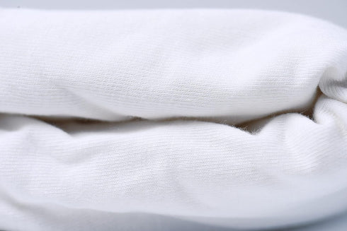 100% 28x52 9" Linteum Cotton Jersey Knit Fitted Crib Sheet Fits Standard Mattress Up to Deep (White)