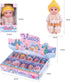 Vueos 10pcs Set 4 Inch 3+ Reborn Baby Dolls - Open Eyes Realistic Baby Doll Toys for Kids, Mini Dolls Collection