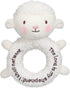 Little Sheep Lamb Stuffed Animal Plush Snuggle Toy, Embroidered Religious Gifts for Boys Girls Baby Showers Nursery