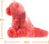 Apricot Lamb Toys Plush Red Plush Dragon Dinosaur Stuffed Animal Soft Cuddly Perfect for Child (Red Plush Dragon,8 Inches