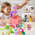 Cretargio Set, 3-12, 3 4 5 6 7 8 9 10+ Fabric Bouquet Toys Include Extra Accessories Arts and Crafts for Kids Ages DIY