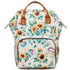 LIMHOO Floral Diaper Bag Backpack, Waterproof Baby Care Bag, Women Travel Baby Nappy
