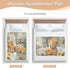 siphylline 52" 34" Cartoon Bear Bathtub Extra Large Resuable Baby Bed Pad Highly Absorbent Mattress Pad Machine