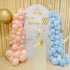 FOTIOMRG 110pcs 18 12 10 5 inch Pack Light Blue Balloon Garland Arch Kit, Light Blue Latex Balloons Different Sizes