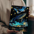Glow in The Dark Scratch Art Rainbow Painting Paper 8 Sheet with Pen, Engraving Landscape Scratchboard (A4) for Kids