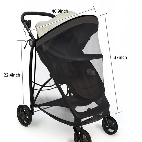 MARLIFER 97% Stroller Sun Shade - Universal Stroller Sun Shade for Travel Strollers, Jogging Strollers; Baby