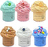 Butter Slime Kit, 6 Pack Pre Made Sludge Toy for Party Favors, Soft Non-Sticky, Gifts for Kids