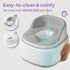 lalalark 3-in-1 Seamless Toddler Potty Training Toilet, Baby Potty Training Seat & Step Stool with TPE Seat, Extended