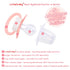 Adult-Sized Pacifier with Baby Cuties Pattern - Pink Bunny Design