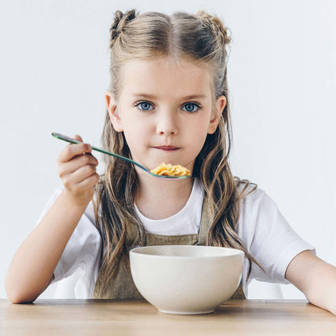 Boao 6 Pieces Kids Rainbow Stainless Steel Spoons, Toddler Cutlery Silverware Utensil, Child Safe Flatware for Home and